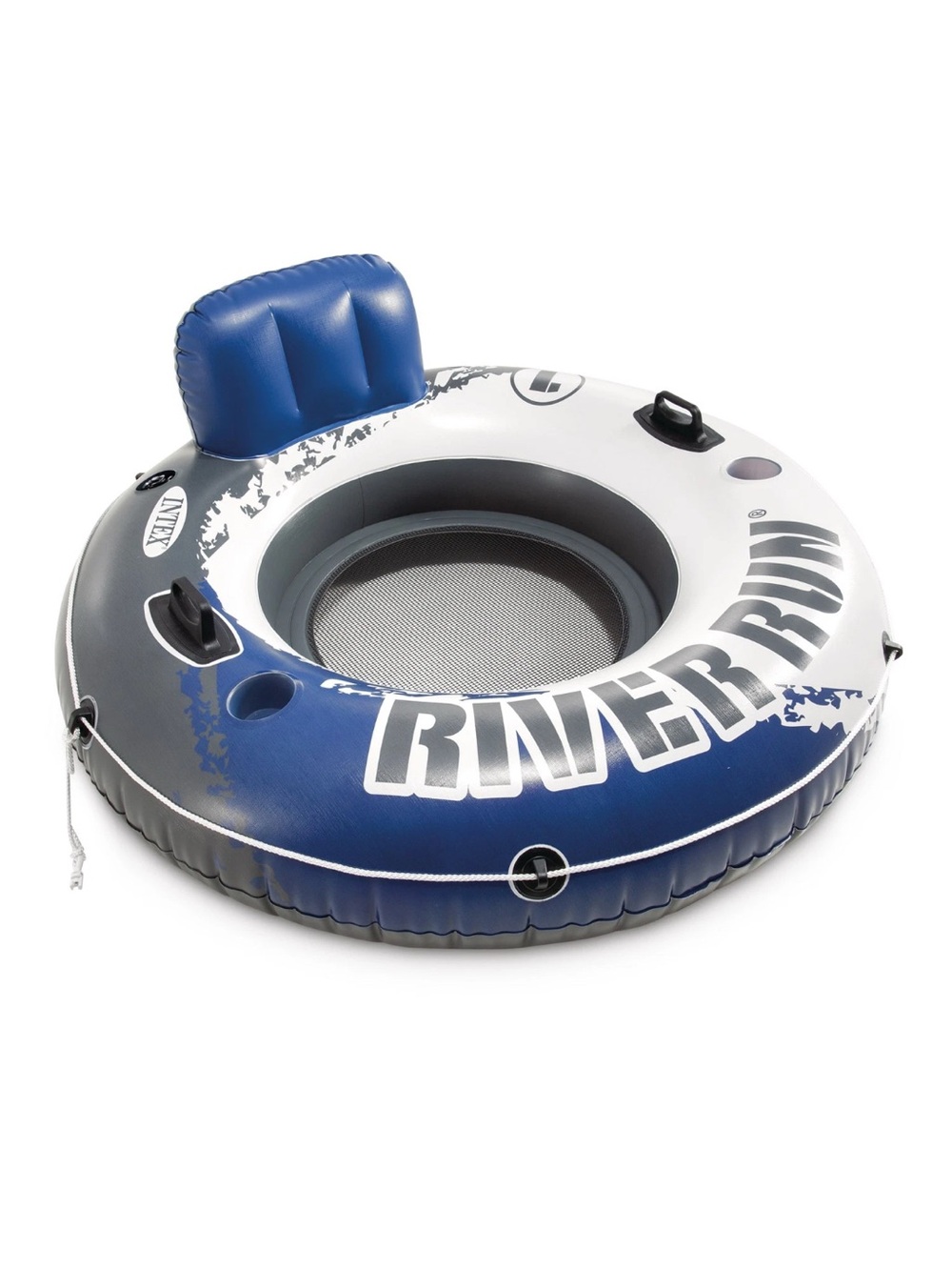 Intex River Run 1 Person Inflatable Tube Raft Float for Lake, Pool, and River